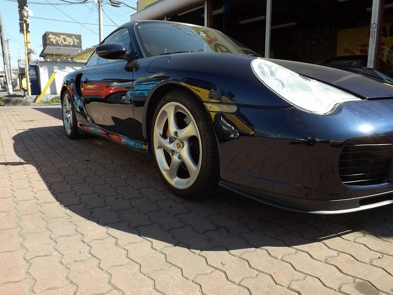 ポルシェ996ターボ車高